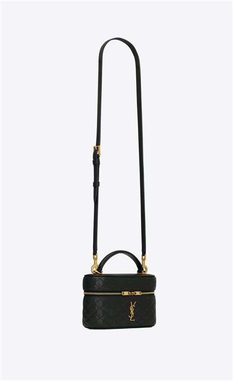 vanity bag ysl|gaby vanity bag in lambskin.